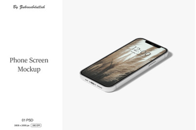 Phone Screen Mockup