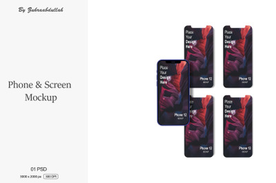 Phone Screen Mockup