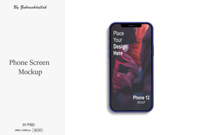 Phone Screen Mockup