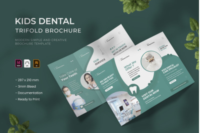 Kids Dental - Trifold  Brochure