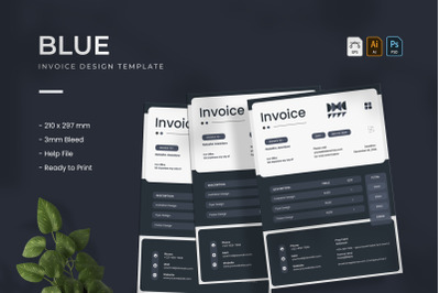 Blue - Invoice