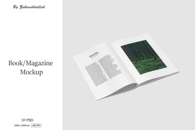 Book&2F;Magazine Mockup