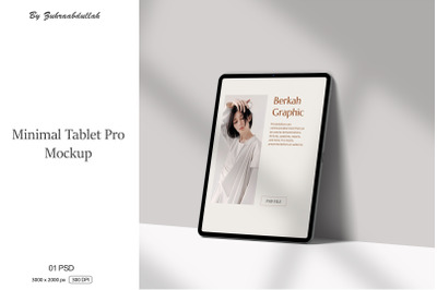 Minimal Tablet Pro Mockup