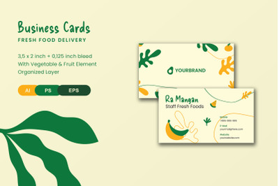 Fresh Food - Business Card