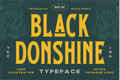 Black Donshine - Display Typeface