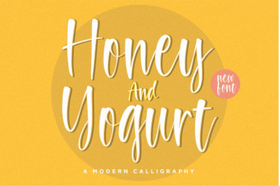 Honey and Yogurt Font