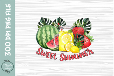 Sweet Summer Tropical Fruit