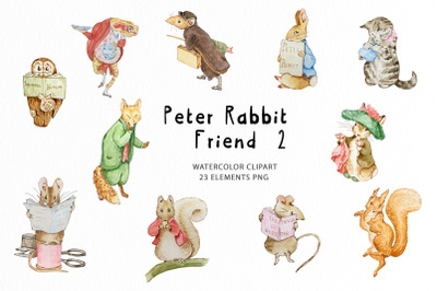 Peter Rabbit Friends Clipart