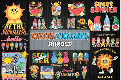 Sweet Summer Bundle SVG 20 designs
