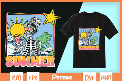 Summer time Skeleton Summer Vibes