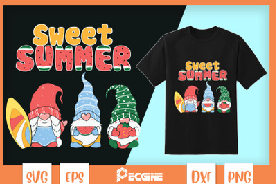 Sweet Summer Time Gnome Summer Vibes