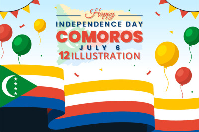 12 Happy Comoros Independence Day Illustration