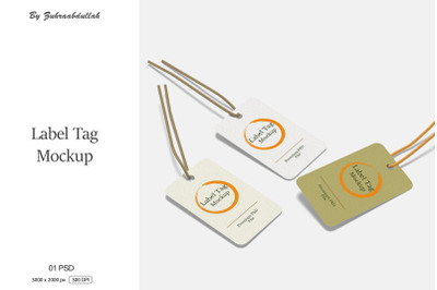 Label Tag Mockup