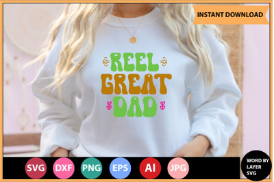 Reel Great Dad SVG cut file design