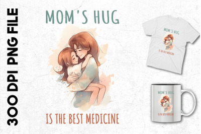 Mom&#039;s Hug Is The Best Medicine