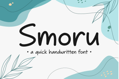 Smoru - Handwritten Font