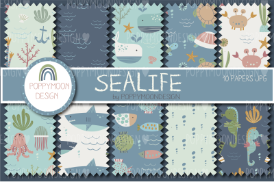 Sealife paper set