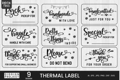 Thermal Label Small Business | 9 Variations