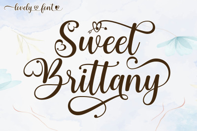 Sweet Brittany Script