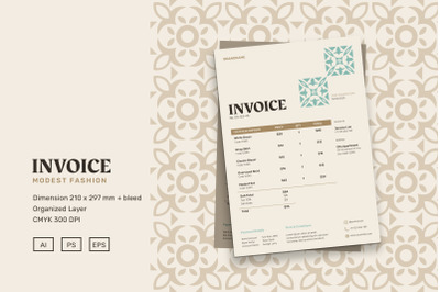 Modest Fashion - Invoice