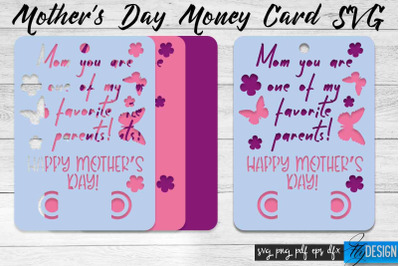 Mothers Day Money Card SVG | Mothers Day SVG Design | Mom SVG Quotes