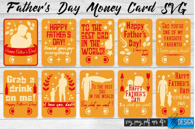 Fathers Day Money Card SVG | Fathers Day SVG Design | Dad SVG Quotes