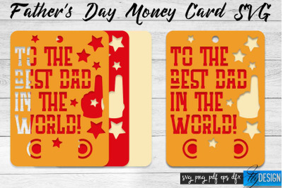 Fathers Day Money Card SVG | Fathers Day SVG Design | Dad SVG Quotes