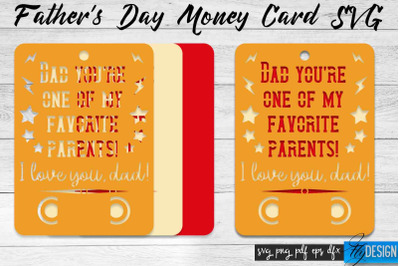 Fathers Day Money Card SVG | Fathers Day SVG Design | Dad SVG Quotes