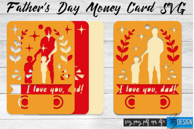 Fathers Day Money Card SVG | Fathers Day SVG Design | Dad SVG Quotes