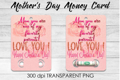 Mothers Day Money Card PNG Design | Mothers Day Money Holder | Mum PNG