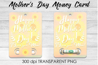 Mothers Day Money Card PNG Design | Mothers Day Money Holder | Mum PNG