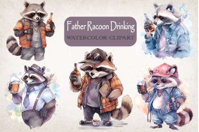 Father Racoon Loves Drinking Bundle