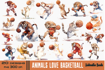 Animals Love Playing Basketball Bundle