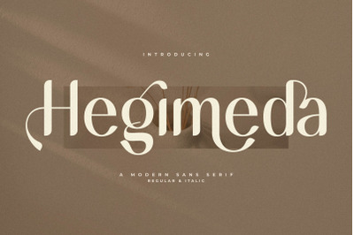 Hegimeda Typeface