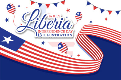 13 Happy Liberia Independence Day Illustration