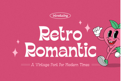 Retro Romantic Font (Retro Fonts, Old School Fonts, Classic Fonts)