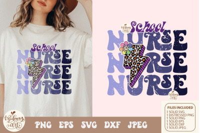 School Nurse Png svg, Sublimation Design Png, Nurse Png