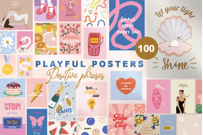 100 Playful Positive Posters