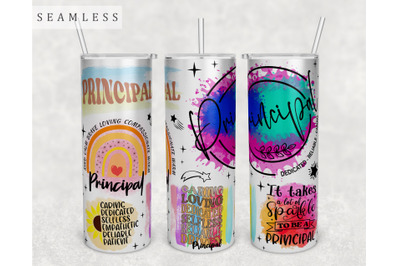 Principal Tumbler Wrap, 20 Oz Skinny Tumbler Sublimation Design