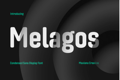 Melagos Condensed Sans Font