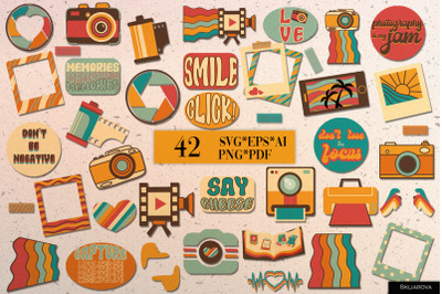 Retro photography SVG PNG EPS