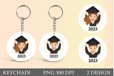 Graduation Keychain Sublimation. Graduation Keychain Design