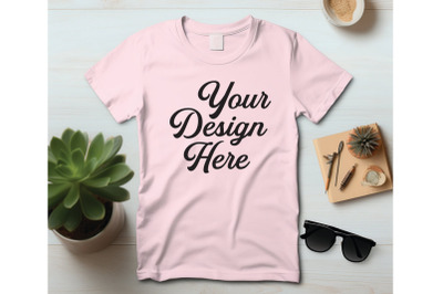 Bella Canvas 3001 T-shirt Mockups&2C; Bella Canvas Girl Mockups&2C; Digital