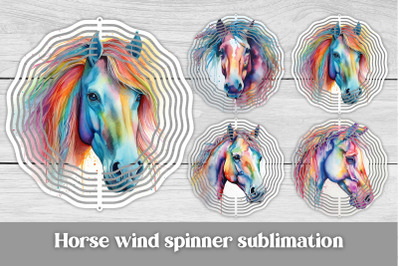 Animal wind spinner sublimation | Horse wind spinner