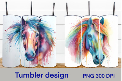 Horse tumbler sublimation | Animal tumbler sublimation