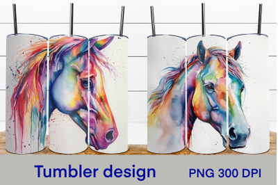 Horse tumbler sublimation | Animal tumbler sublimation