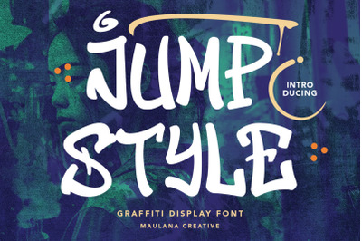 Jump Style Graffiti Display Font