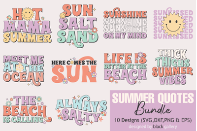 Summer SVG Bundle, Retro Summer SVG Design