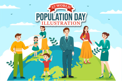 17 World Population Day Illustration