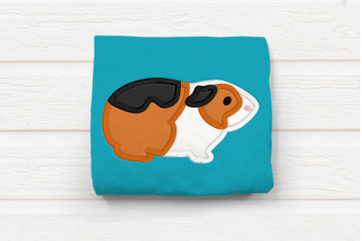 Guinea Pig | Applique Embroidery